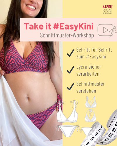 #EasyKini Workshop: Dein Bikini, deine Varianten, Schritt für Schritt