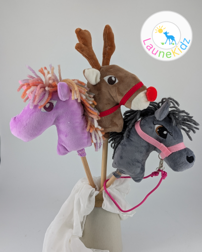 DIY Steckentierchen nähen – Mini-Steckenpferde für den Kindertag